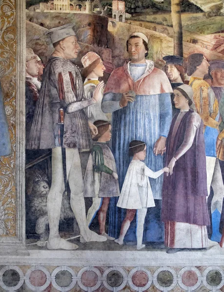 Mantua Itálie Září 2019 Gonzaga Family Bridal Chamber Ducal Palace — Stock fotografie