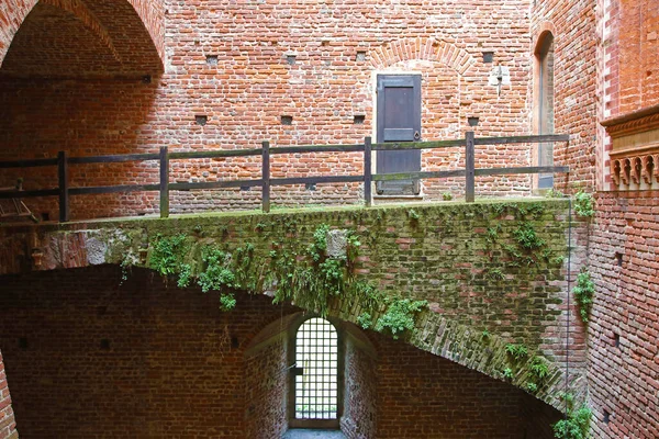 Dettaglio Interno Del Castello Sforza Milano — Foto Stock