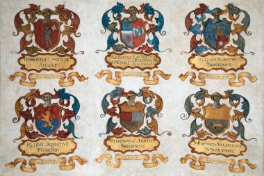 Padua Üniversitesi 'ne giden öğrencilerin eski paltoları.