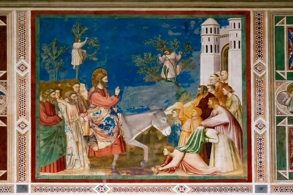 Padova Italia Juli 2020 Inngang Til Jerusalem Giotto Fra Scrovegni – stockfoto