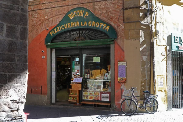 Lucca Italien August 2020 Altes Lebensmittelgeschäft Lucca Italien — Stockfoto