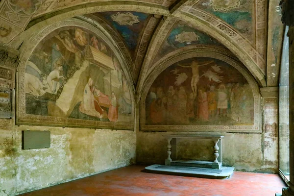 Florencie Itálie Srpna 2020 Ancient Cloister Santa Maria Novella Florencie — Stock fotografie