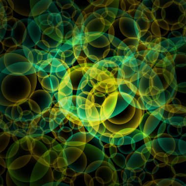 soyut vektör arka plan parlak daireler ile parlayan