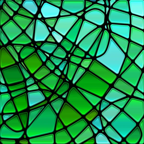 Abstracte vector glas-in-lood mozaïek achtergrond — Stockvector