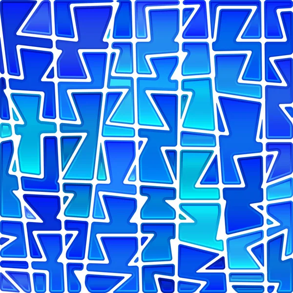 Vector abstracto manchado de vidrio mosaico de fondo — Vector de stock