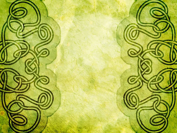 Vieux papier avec motif celtique — Photo