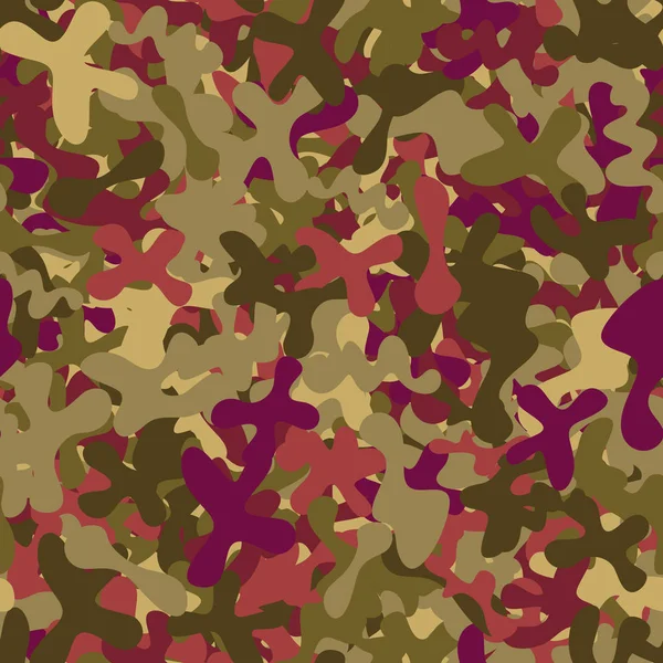 Abstract vector chaotische gevlekte naadloze patroon — Stockvector