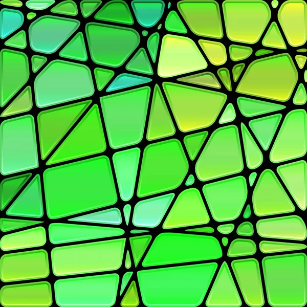 Abstracte vector glas-in-lood mozaïek achtergrond — Stockvector