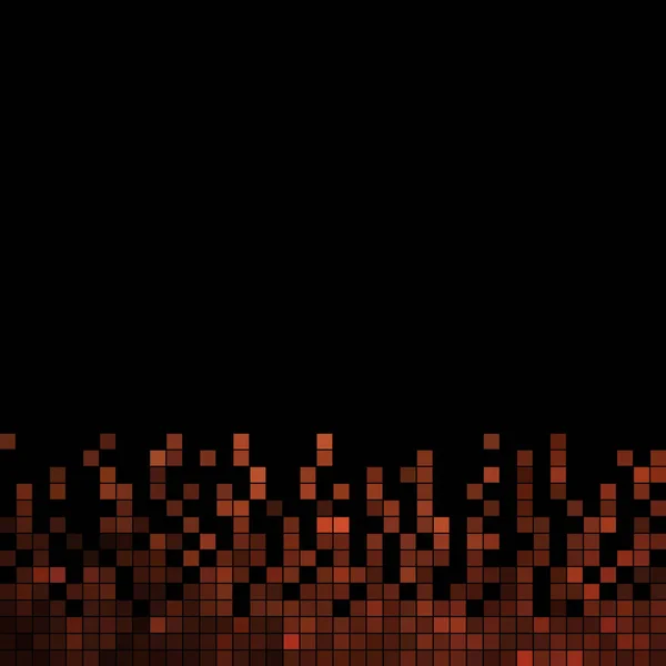 抽象的なベクトルの正方形ピクセルのモザイクの背景 — ストックベクタ