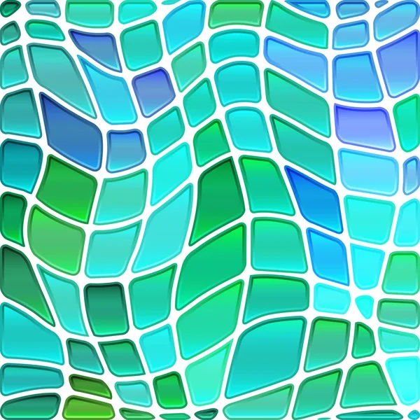 Abstracte vector glas-in-lood mozaïek achtergrond — Stockvector