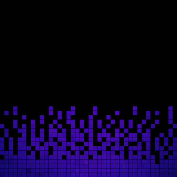 Abstrakter Vektor quadratischer Pixelmosaik Hintergrund — Stockvektor