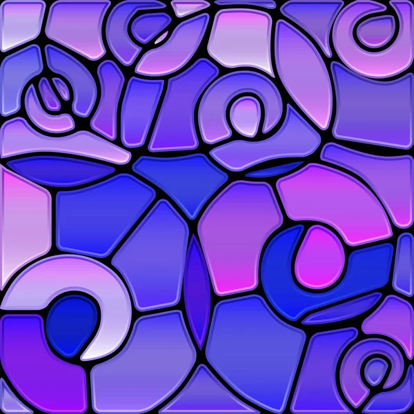 Vector abstracto manchado de vidrio mosaico de fondo — Archivo Imágenes Vectoriales