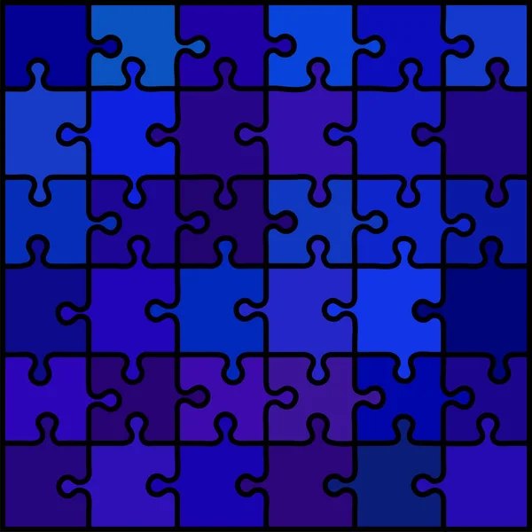 Abstracte gekleurde puzzel achtergrond — Stockvector