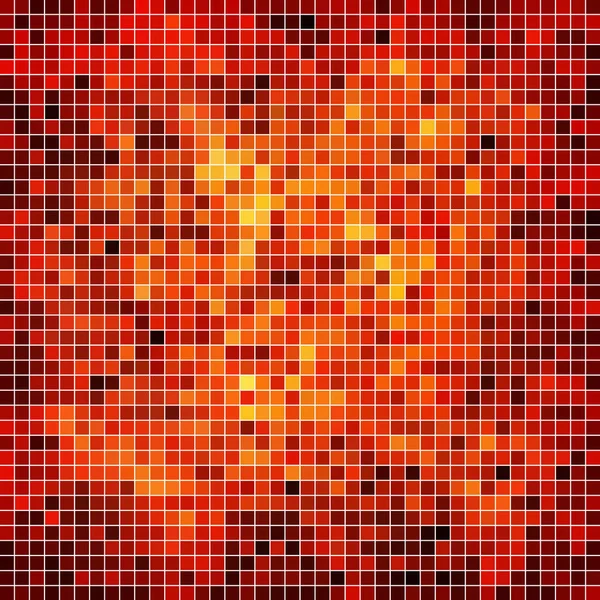 Abstract vector square pixel mosaic background — Stock Vector