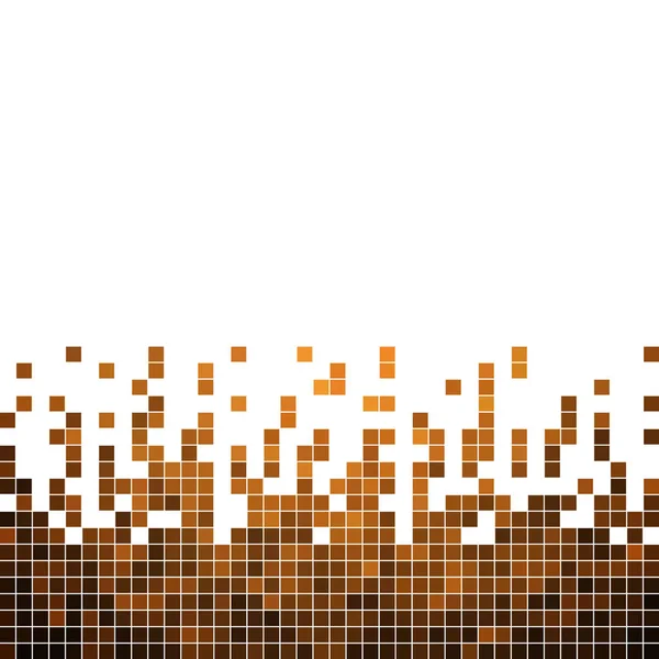 Abstract vector met vierkante pixels mozaïek achtergrond — Stockvector