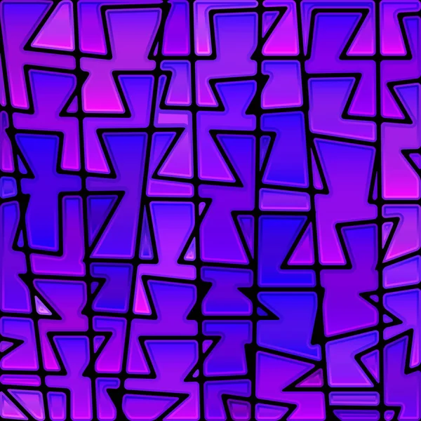 Vector abstracto manchado de vidrio mosaico de fondo — Vector de stock