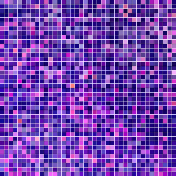 Abstract vector square pixel mosaic background — Stock Vector