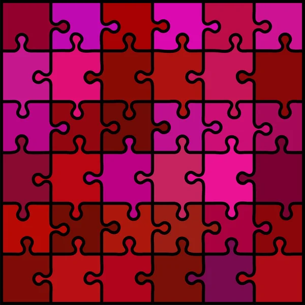 Pozadí abstraktní barevné puzzle — Stockový vektor