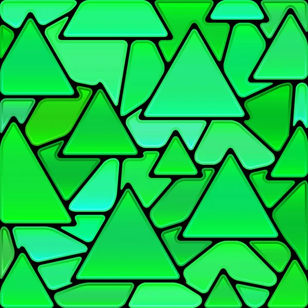 Abstracte vector glas-in-lood mozaïek achtergrond — Stockvector