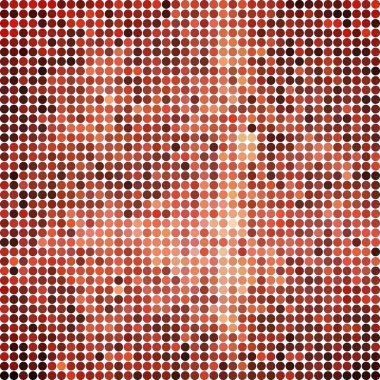 soyut vektör yuvarlak nokta arka plan renkli