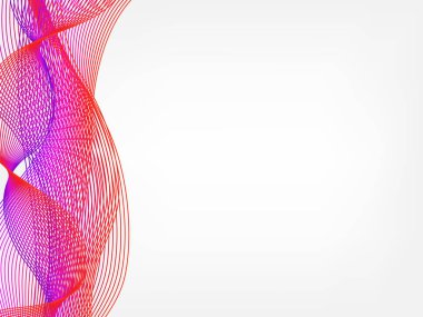 soyut vektör satır arkaplanı salladı