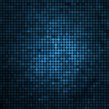 soyut vektör yuvarlak nokta arka plan renkli