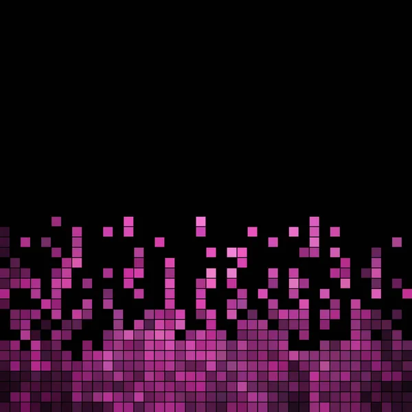 Abstrato vetor quadrado pixel mosaico fundo — Vetor de Stock