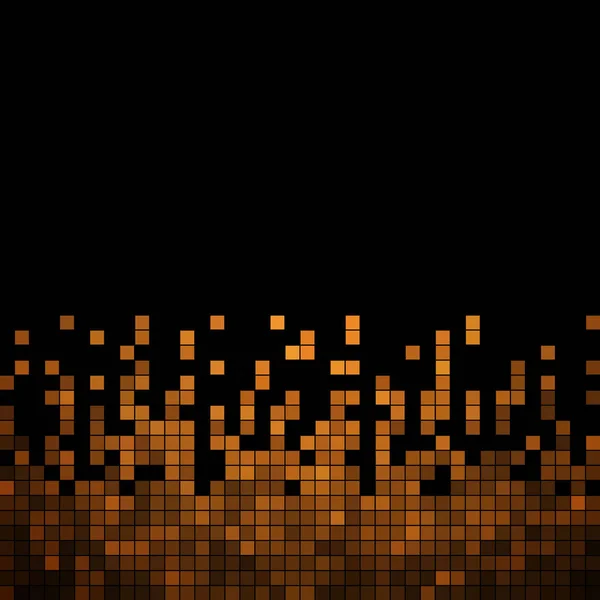 Abstract vector met vierkante pixels mozaïek achtergrond — Stockvector