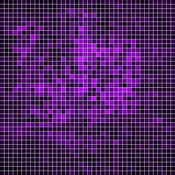 Abstract vector square pixel mosaic background — Stock Vector