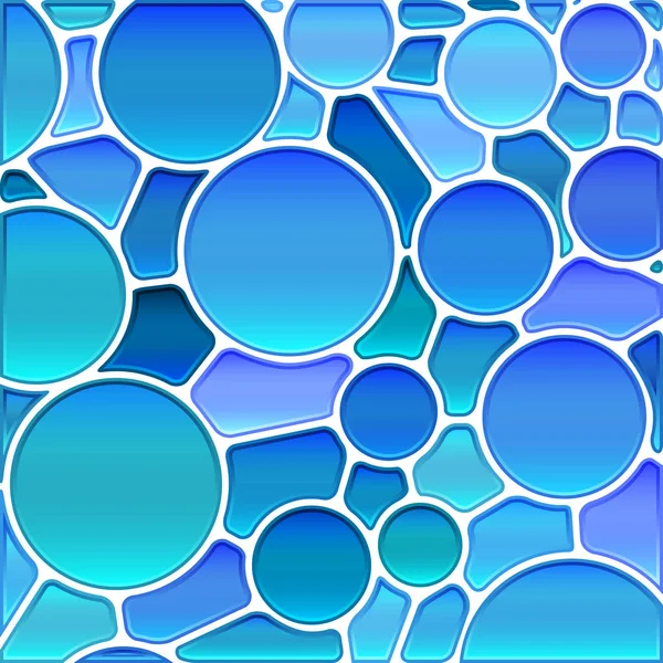 Vector abstracto manchado de vidrio mosaico de fondo — Archivo Imágenes Vectoriales