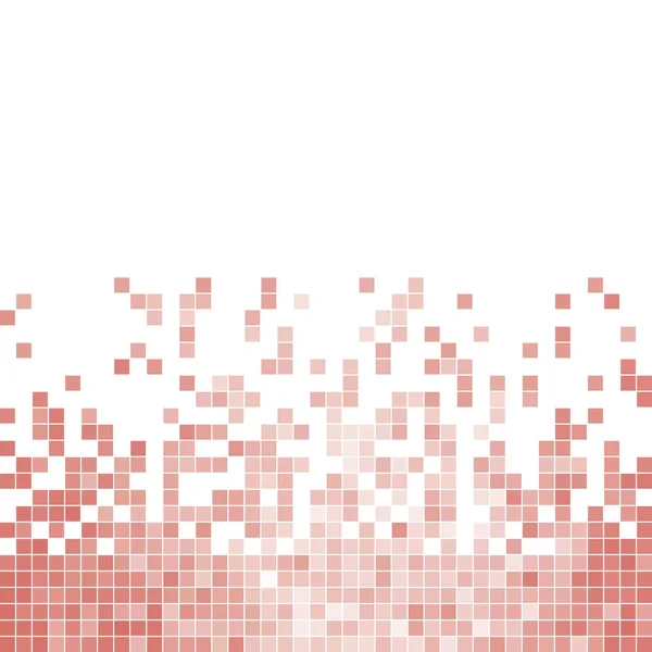 Abstract vector square pixel mosaic background — Stock Vector