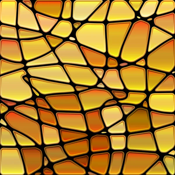 Abstracte vector glas-in-lood mozaïek achtergrond — Stockvector