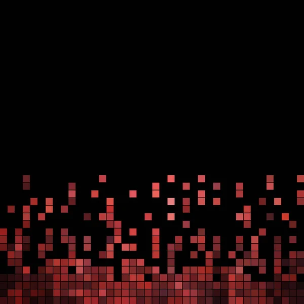 Vector abstracto pixel cuadrado mosaico fondo — Vector de stock