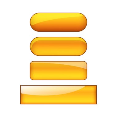 vektör web düğme kümesi