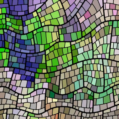 soyut vektör boyalı cam mozaik arkaplan