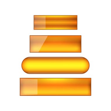 vektör web düğme kümesi