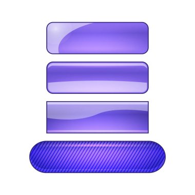 vektör web düğme kümesi