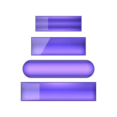 vektör web düğme kümesi