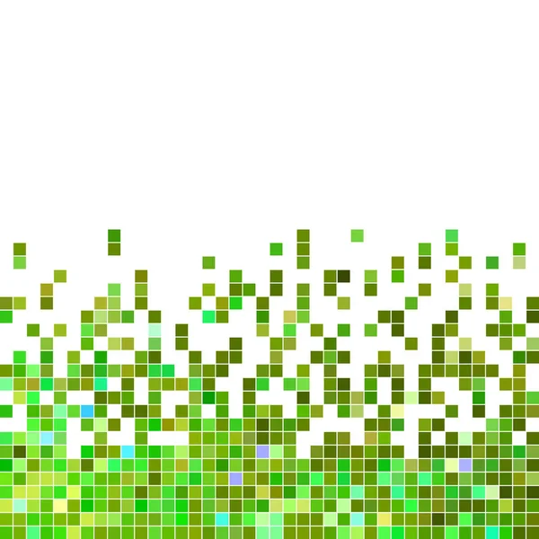 Astratto vettore quadrato pixel mosaico sfondo — Vettoriale Stock