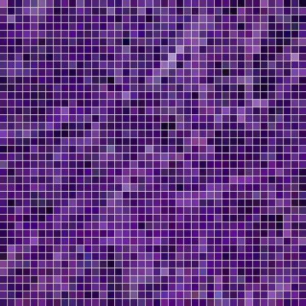 Abstract vector square pixel mosaic background — Stock Vector