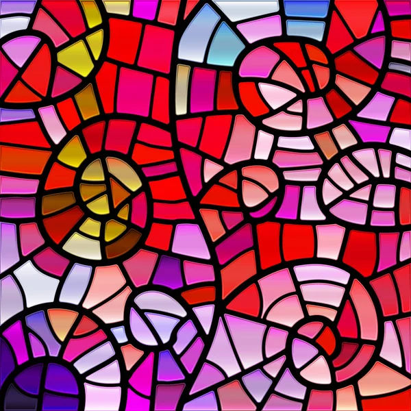 Abstrait vecteur teinté-verre mosaïque fond — Image vectorielle