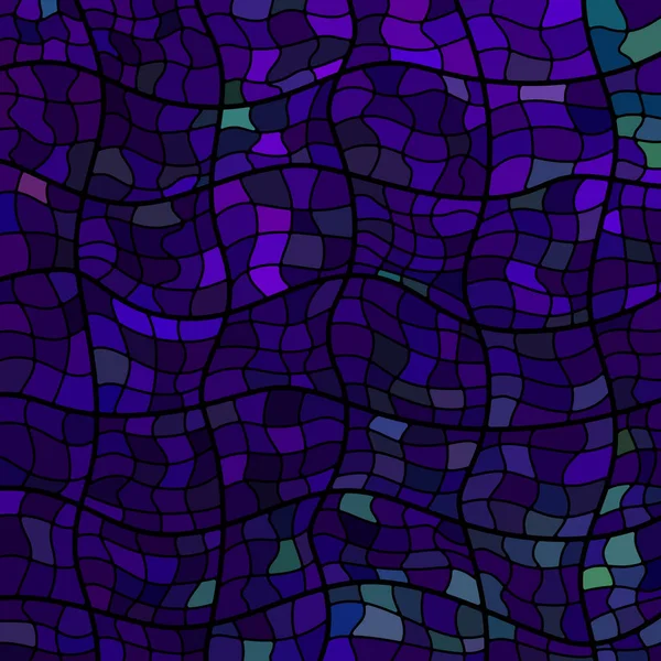 Vector abstracto manchado de vidrio mosaico de fondo — Archivo Imágenes Vectoriales