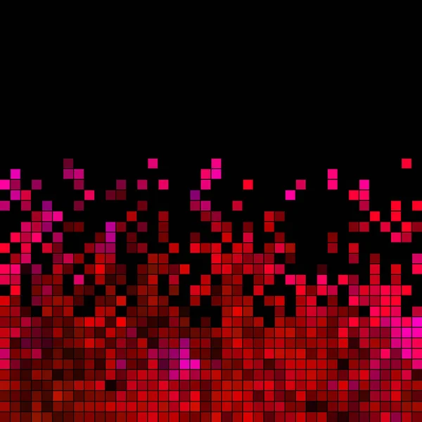 Abstrakter Vektor quadratischer Pixelmosaik Hintergrund — Stockvektor