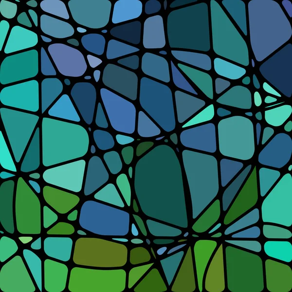 Vector abstracto manchado de vidrio mosaico de fondo — Archivo Imágenes Vectoriales