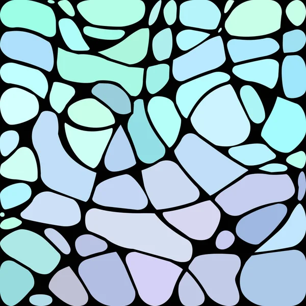 Vector abstracto manchado de vidrio mosaico de fondo — Archivo Imágenes Vectoriales