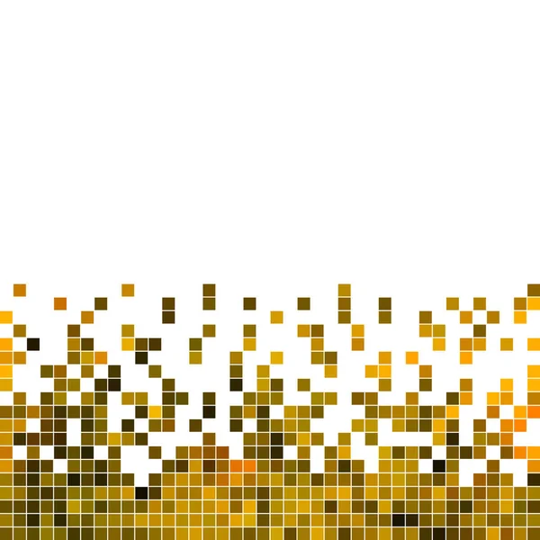 Abstract vector met vierkante pixels mozaïek achtergrond — Stockvector