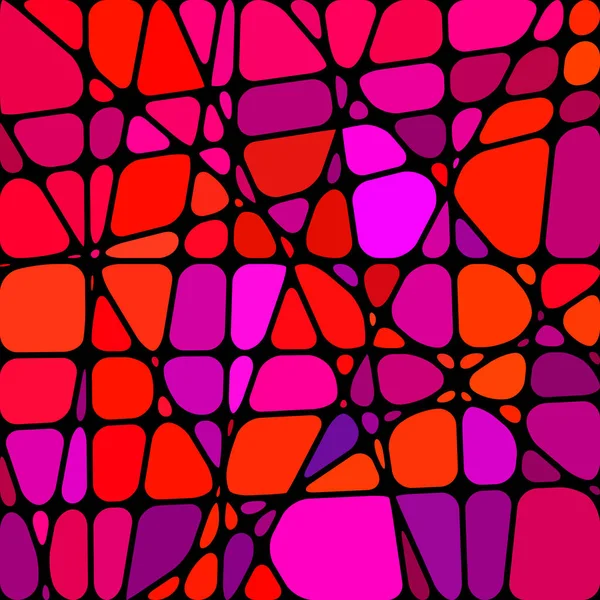 Abstracte vector glas-in-lood mozaïek achtergrond — Stockvector