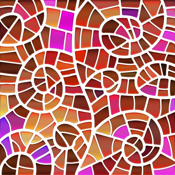 Vetor abstrato fundo mosaico de vidro manchado — Vetor de Stock