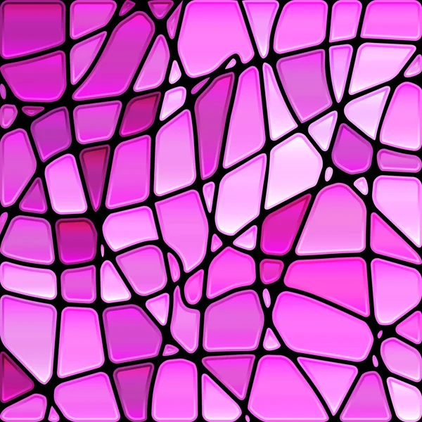 Vector abstracto manchado de vidrio mosaico de fondo — Vector de stock