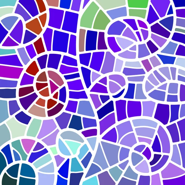 Abstrait vecteur teinté-verre mosaïque fond — Image vectorielle